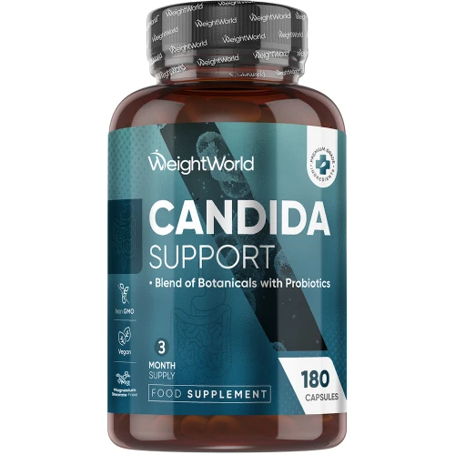 Candida Probiotic Supplement - Yeast Balance Support, 180 Vegan Capsules