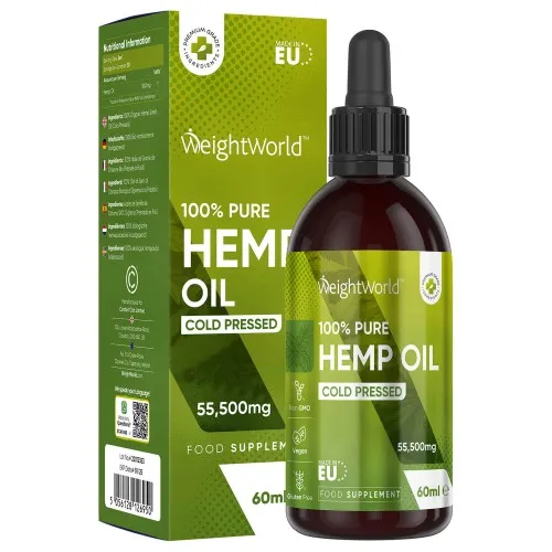 HempSeed Oil 55,500mg - 60ml. Natural Oil for Joint care