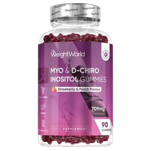 Myo & D-Chiro Inositol Gummies | 709mg 90 Gummies | WeightWorld