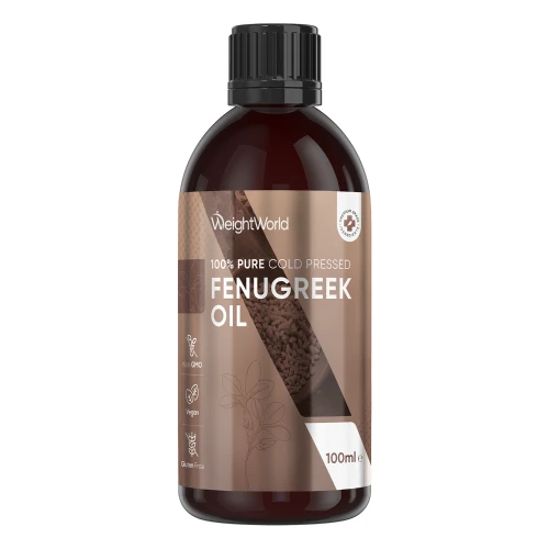 100% Pure Fenugreek Seed Oil  | 100ml Cold-Pressed Oil | WeightWorld