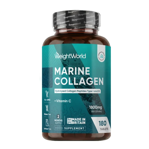 Marine Collagen Tablets | 1800mg 180 Tablets | WeightWorld UK