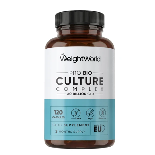 Pro Bio Culture Complex | 60 Billion CFU | 120 Capsules | WeightWorld