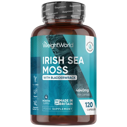 Irish Sea Moss | 4640mg 120 Capsules | WeightWorld UK
