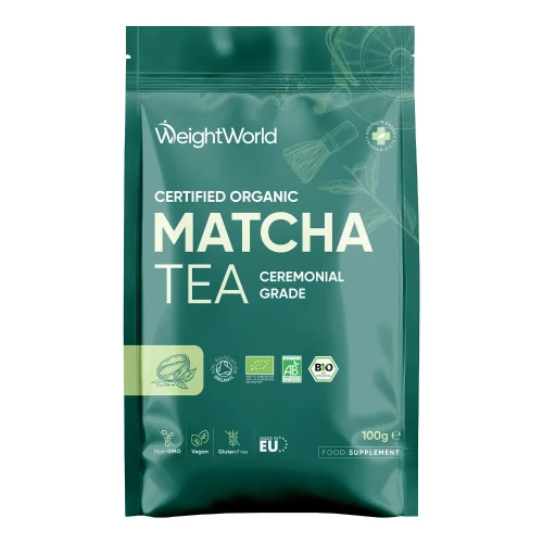 Japanese Matcha Green Tea Powder 100g | 100% Organic | WeightWorld