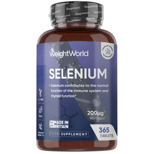 Selenium Tablets | 200µg 365 Tablets | WeightWorld UK