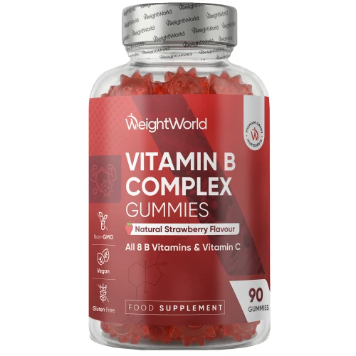 Vitamin B Complex 90 Gummies | 8 B Vitamins + Vitamin C | WeightWorld UK