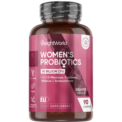 Probiotics for Women | 30 Billion CFU 90 Capsules | WeightWorld UK