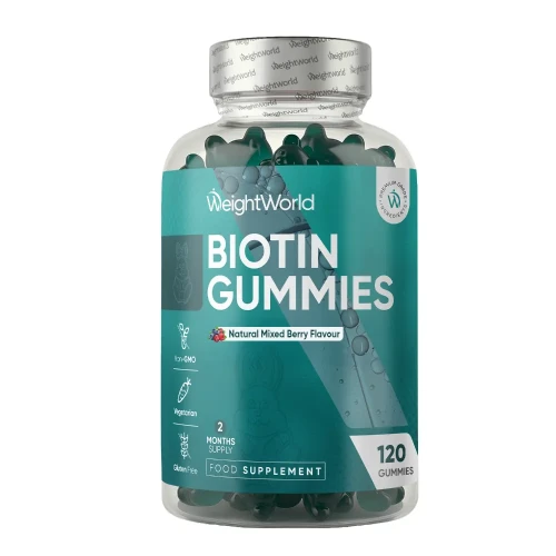 Biotin Gummies 5,000µg (60-Day Supply) | Mix Berry Flavour | WeightWorld
